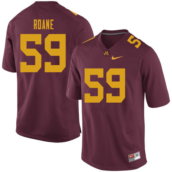 Men #59 Micah Roane Minnesota Golden Gophers College Football Jerseys Sale-Maroon